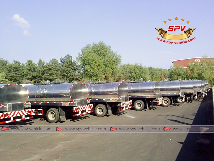 8,000 Litres Stainless Steel Milk Truck FAW - LB